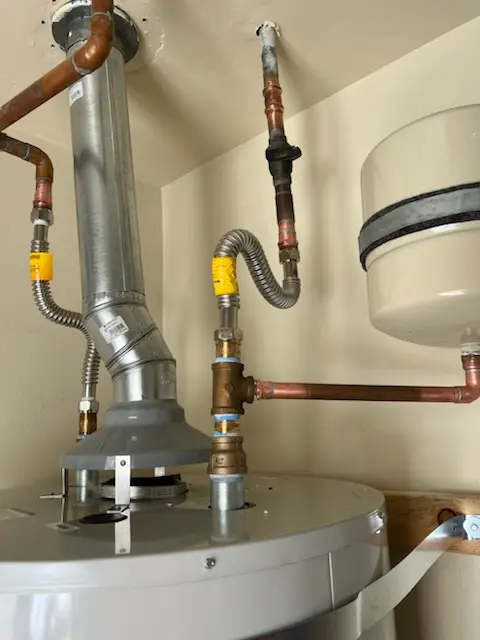 Water heater installation and plumbing repair in Longview